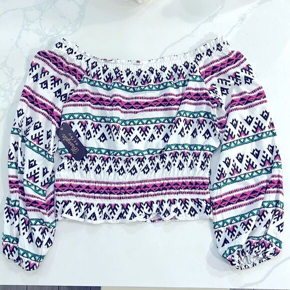 Wrangler Women’s Off The Shoulder  Top - M - NWT - Picture 6 of 6